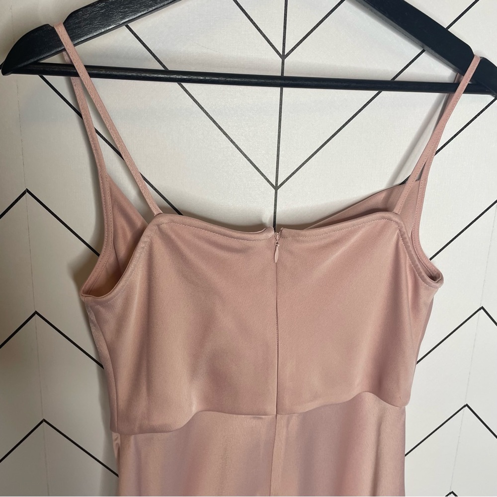 Sachin + Babi | Cali Satin Cowl Neck Midi Slip Dress Dusty Pink Size 2 - Picture 8 of 11